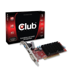 CLUB3D CGA-5452PLI AMD Radeon HD5450 0.5GB graphics card Datasheet
