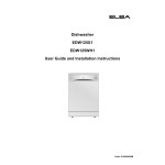 Elba EDW125X1 User's Manual And Installation Instructions
