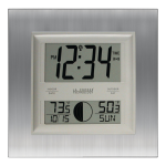 La Crosse Technology WS-8318U-IT Atomic Digital Wall Clock Product Manual