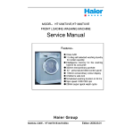 Haier HT1006TXME, HT1206TXME, HT1206TXVE Operation Manual