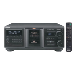 Sony CDP-CX400 Stereo System Operating instructions
