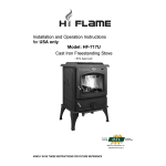 Hi-Flame HF-917 UD Series Installation And Operation Instructions Manual