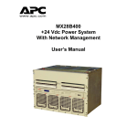 American Power Conversion MX28B400 User's Manual