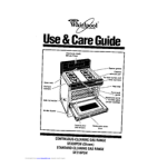 Whirlpool SF310BEG Use and care guide