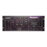 Numark Industries DM1090 DJ Equipment Owner`s manual