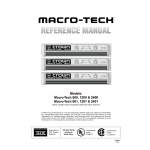 Macro-Tech 3600VZ Reference Manual