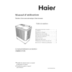 Haier HWM90-0713S User manual