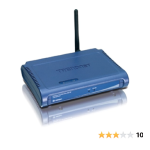 Trendnet TEW-434APB 54Mbps Wireless G PoE Access Point User's Guide