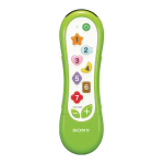 Sony RM-KZ1T RM-KZ1T Egyszerűen kezelhető tv-t&aacute;vvez&eacute;rlő gyermekeknek Haszn&aacute;lati &uacute;tmutat&oacute;