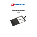 Aiptek MyNote Bluetooth Specification