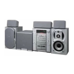 JVC Speaker System CA-MXJD8UW User manual