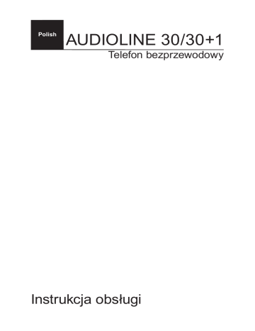 AUDIOLINE | Instrukcja obsługi | AL 30_Pol.indd | Manualzz