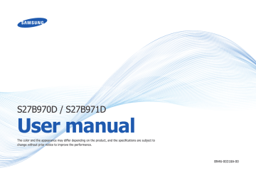 Samsung S27B971D User manual | Manualzz Samsung S27B971D User manual | Manualzz
