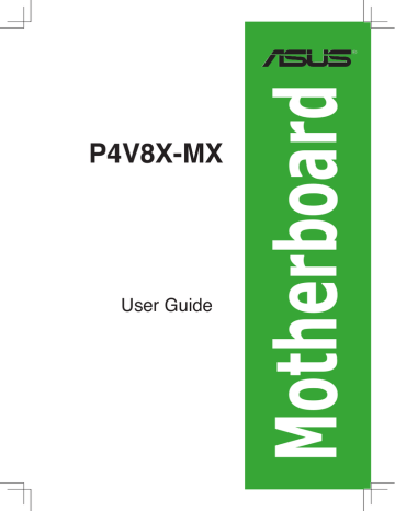 Asus P4V8X-MX Computer Hardware User guide | Manualzz