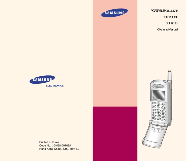 Samsung SCH-611 Owner's manual Samsung SCH-611 Owner's manual