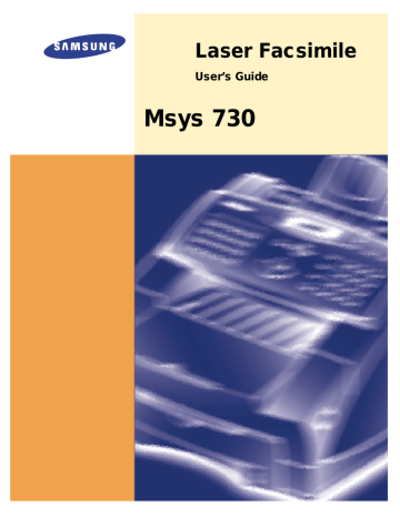 Samsung Msys 730 User`s guide Samsung Msys 730 User`s guide