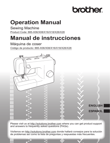 Brother 885-X26 Instruction manual | Manualzz
