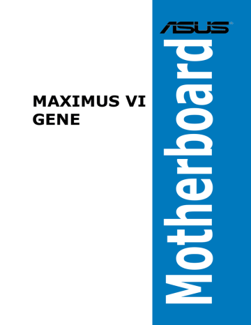 Asus Maximus II Gene User manual | Manualzz Asus Maximus II Gene User manual | Manualzz