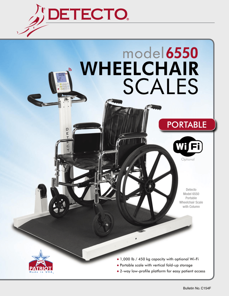 Detecto 6550 User manual Detecto 6550 User manual