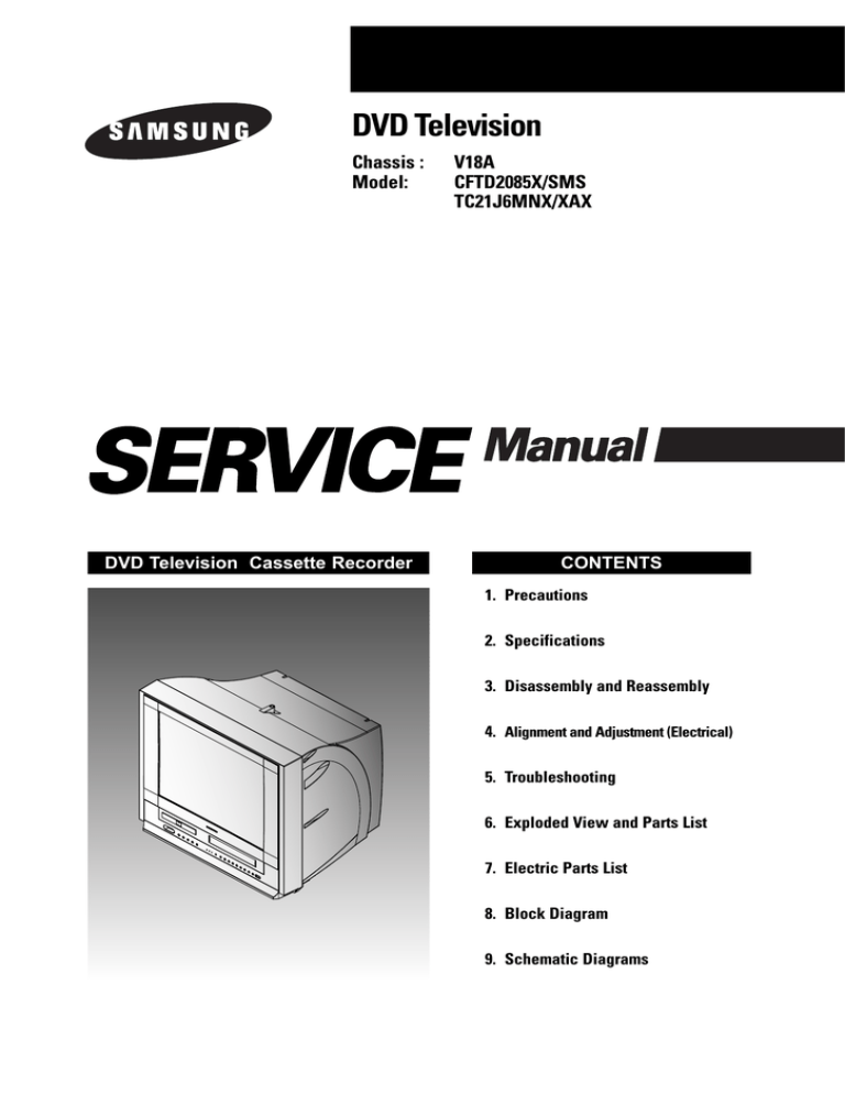 Samsung CFTD2085 Specifications Samsung CFTD2085 Specifications
