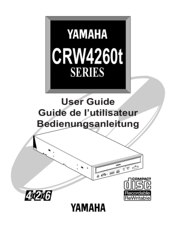 Yamaha CRW4260t-B User guide Yamaha CRW4260t-B User guide