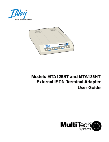 Multitech MTA128ST-USB User guide Multitech MTA128ST-USB User guide
