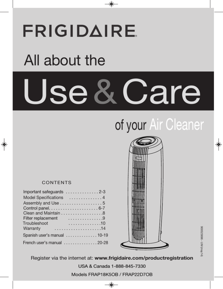 Electrolux ELAP40 User`s manual Electrolux ELAP40 User`s manual