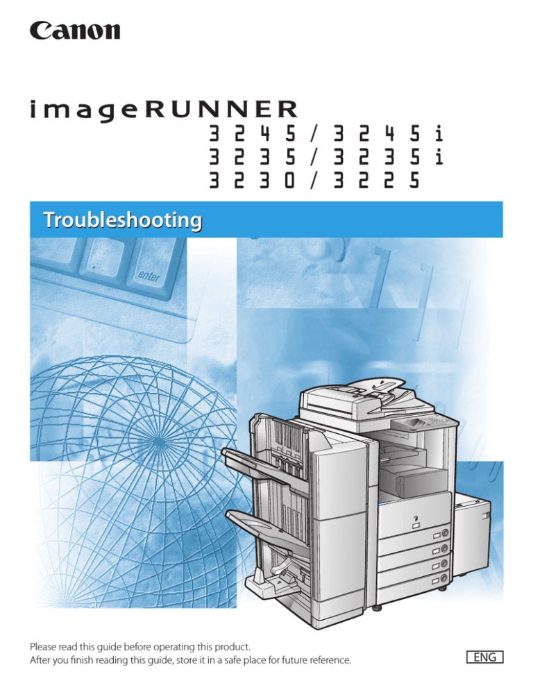 Canon 3225 Installation guide Canon 3225 Installation guide