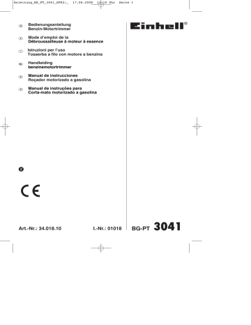 EINHELL BG-PT 3041 User manual EINHELL BG-PT 3041 User manual