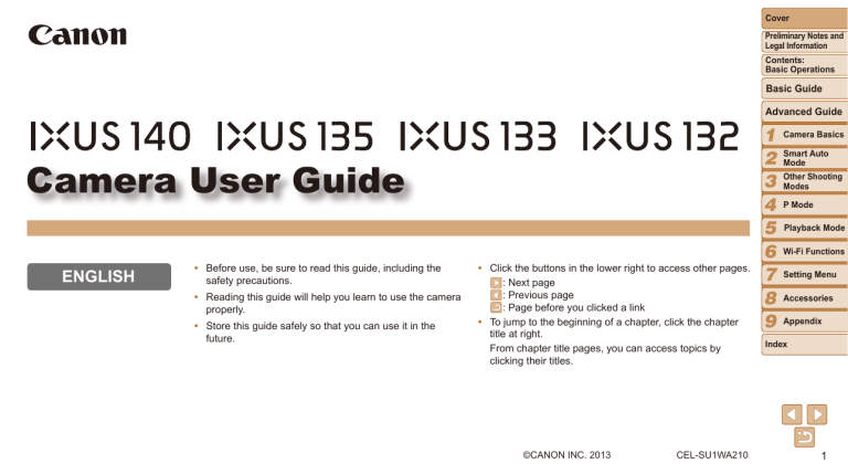 Canon Ixus 132 User guide Canon Ixus 132 User guide