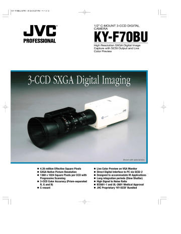 Mitsubishi | CP800DW | User manual | KY-F70BU 4pg color brochure | Manualzz