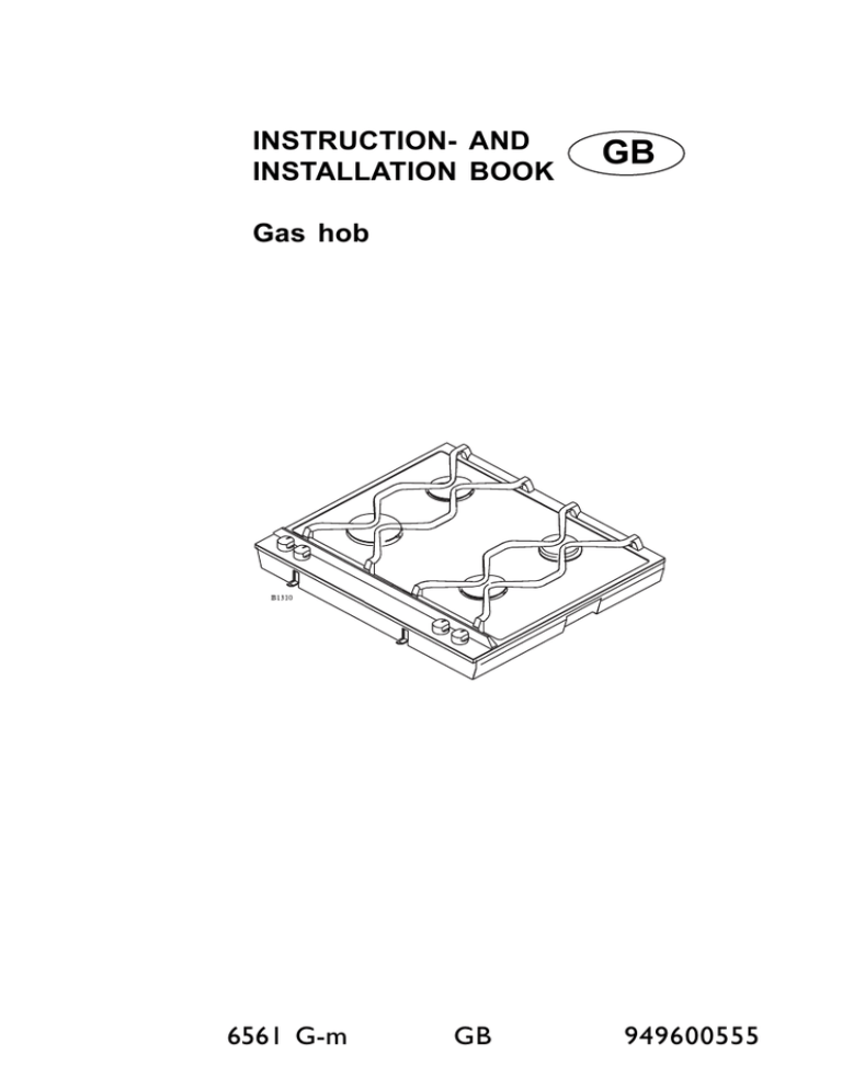 AEG 6561 G-M Technical data AEG 6561 G-M Technical data