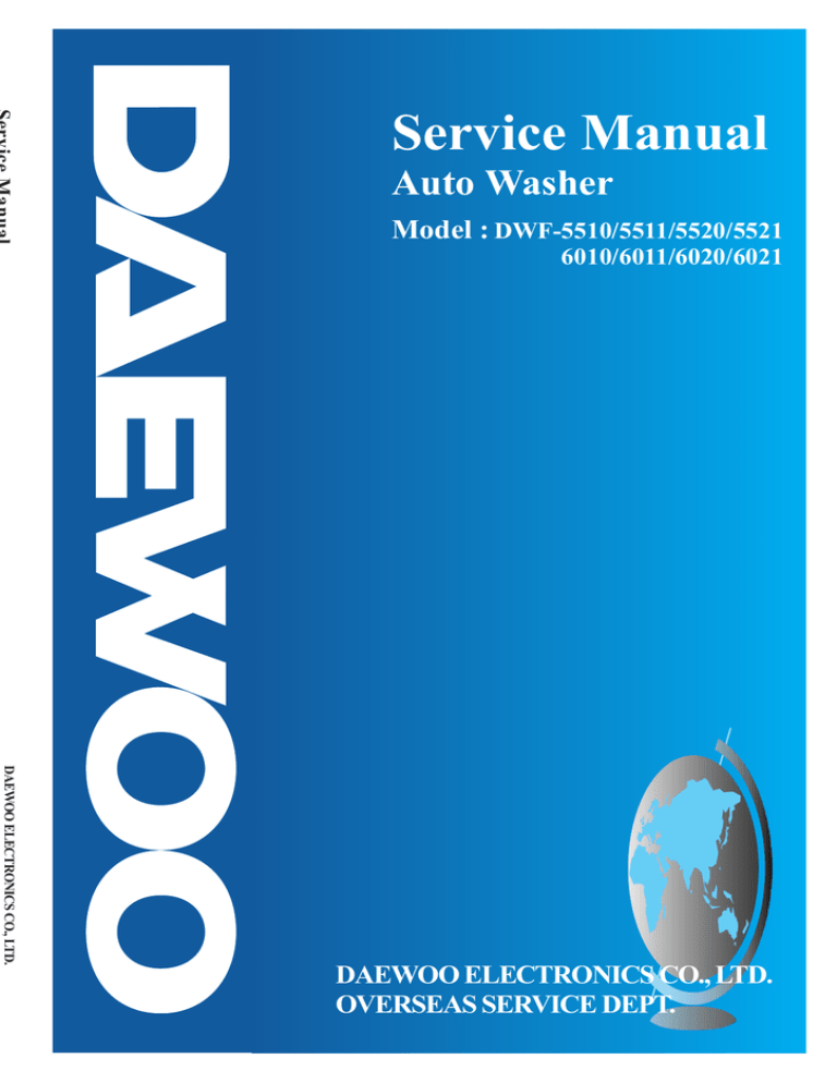 Daewoo DWF-240M Service manual Daewoo DWF-240M Service manual