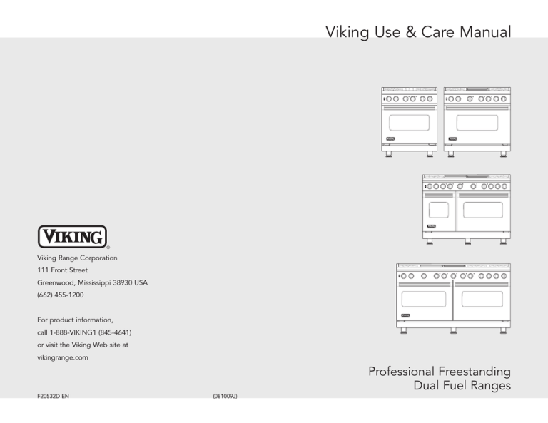 Viking VDSC5606GQSS Specifications Viking VDSC5606GQSS Specifications
