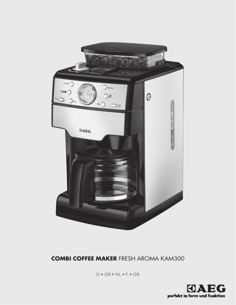 AEG FRESH AROMA KAM300 Specifications AEG FRESH AROMA KAM300 Specifications
