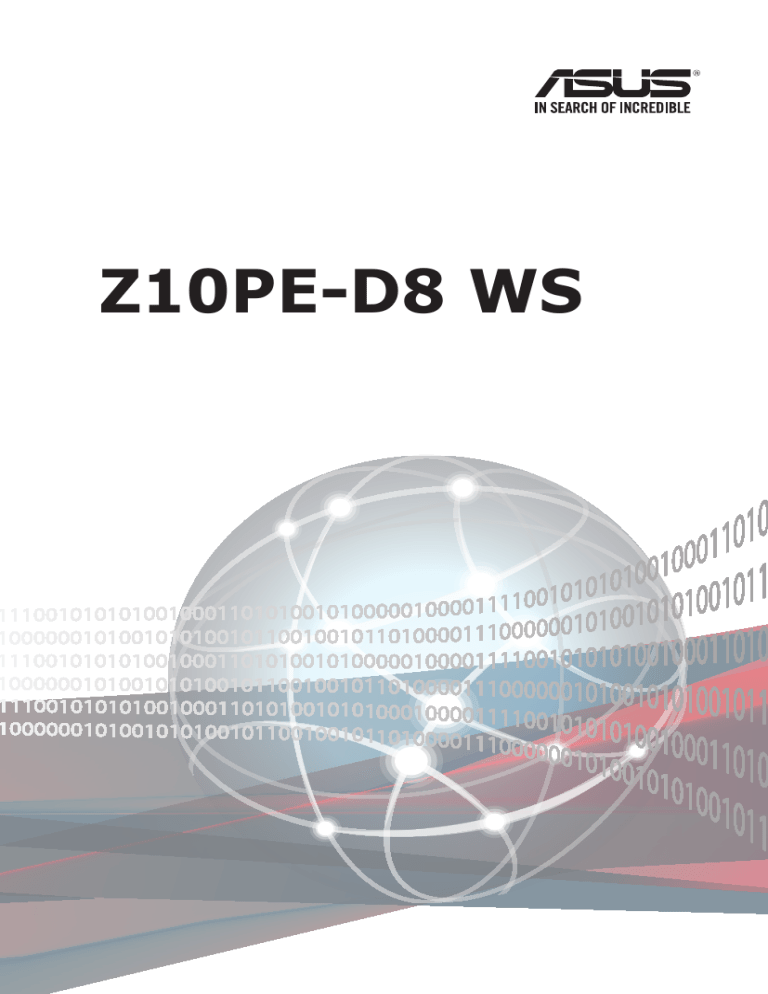 Asus Z10PE-D8 WS Specifications Asus Z10PE-D8 WS Specifications
