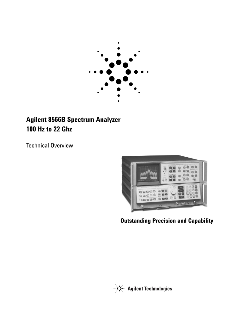 Agilent Technologies HP 8566B User manual Agilent Technologies HP 8566B User manual