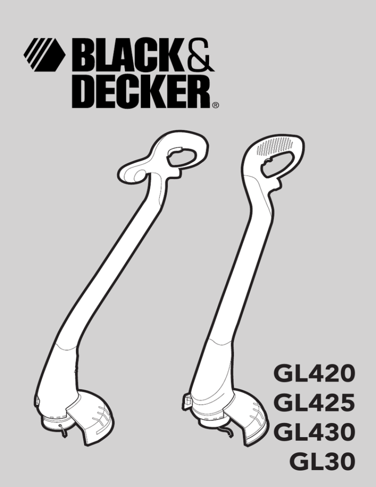 Black & Decker GL423 Instruction manual Black & Decker GL423 Instruction manual