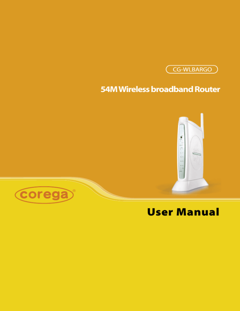 Corega COR-WLBAR-AA User manual Corega COR-WLBAR-AA User manual
