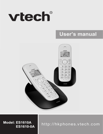 VTech ES1610-0A User`s manual | Manualzz