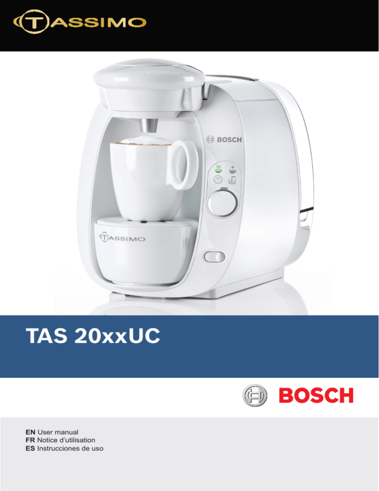Bosch TAS 20xxUC User manual Bosch TAS 20xxUC User manual