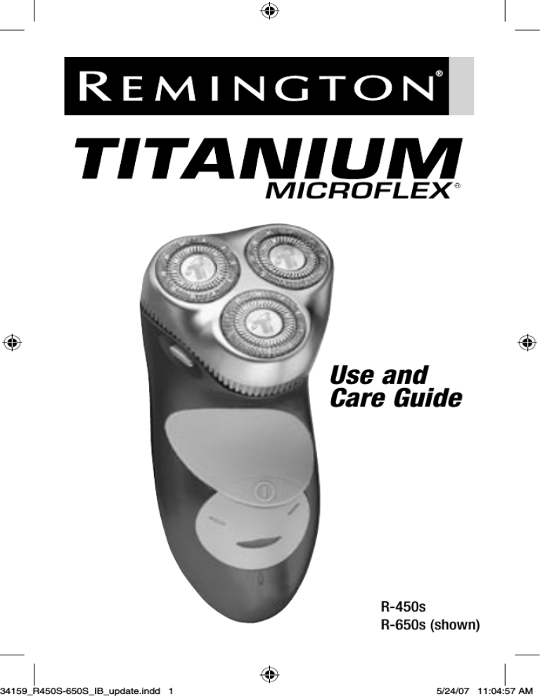 Remington R-650s User manual Remington R-650s User manual