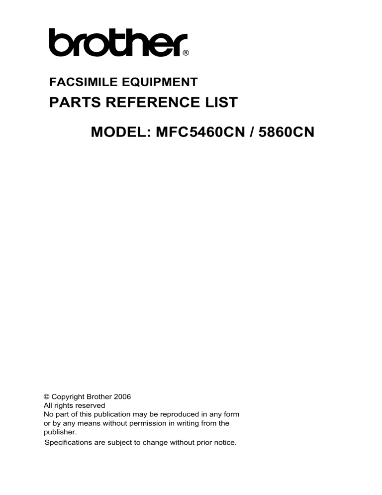 Brother MFC-5460CN User manual Brother MFC-5460CN User manual