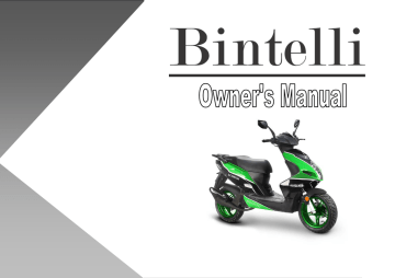 Bintelli Sprint User`s manual | Manualzz