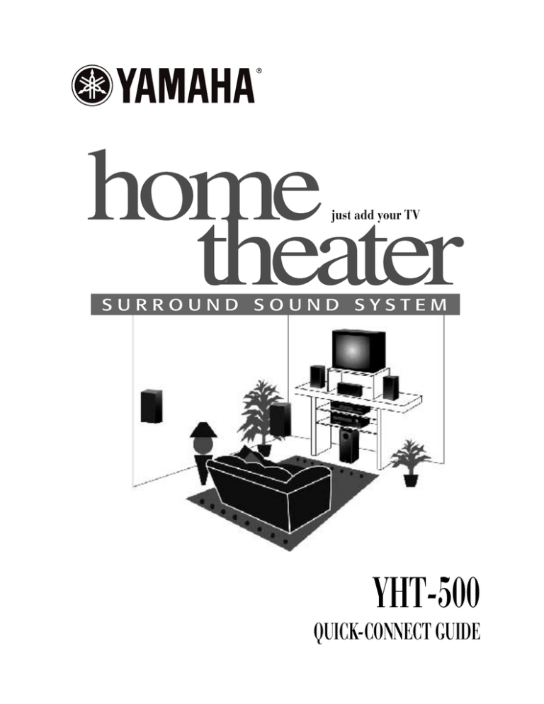 Yamaha YHT-500 Owner`s manual Yamaha YHT-500 Owner`s manual