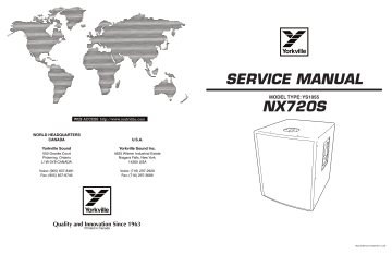 YORKVILLE | LS720P - SERVICE | User manual | service manual nx720s model type: ys1055 | Manualzz YORKVILLE | LS720P - SERVICE | User manual | service manual nx720s model type: ys1055 | Manualzz