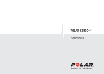 Polar Electro | Benutzerhandbuch | POLAR CS500+™ | Manualzz