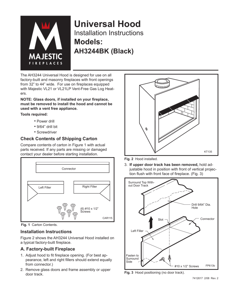 Vermont Castings VL21LP User manual Vermont Castings VL21LP User manual