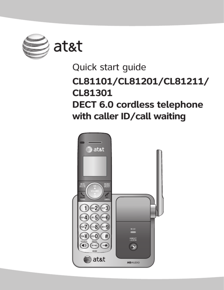 AT&T CL81211 User manual AT&T CL81211 User manual