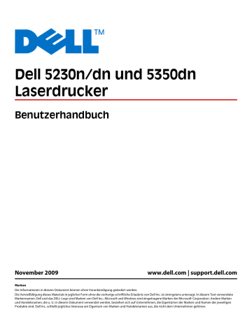 Benutzerhandbuch | Dell 5230n/dn und 5350dn Laserdrucker | Manualzz